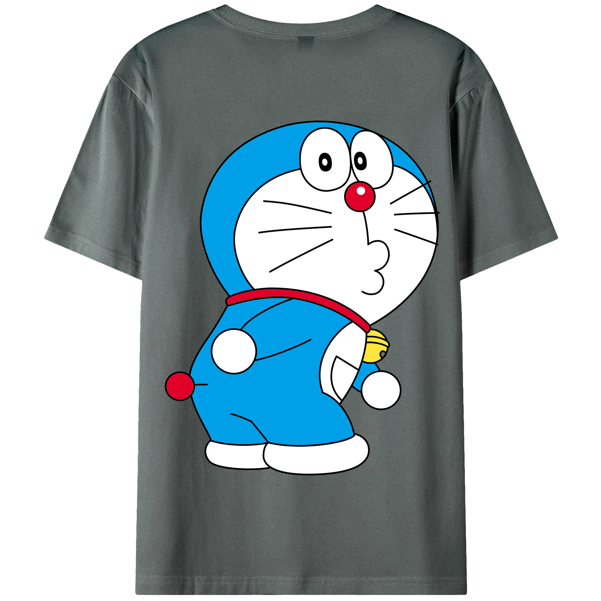 （画像用） ドラえもん Doraemon 綿100％半袖Tシャツ（背面プリント）